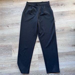 NWOT SHEIN HIGH RISE ELASTIC WAIST WORK PANTS